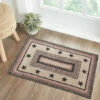 New ✨ VHC Brands Colonial Star Jute Rug Rect W/ Pad 24x36 - 3'6" ⌛
