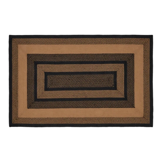 Best Sale β¨ VHC Brands Farmhouse Jute Rug Rect Stencil Stars W/ Pad 60x96 - 5' X 8'/Surplus π - Image 4