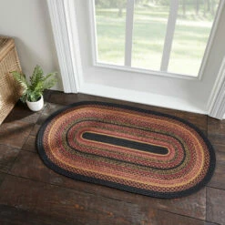 Wholesale ✨ VHC Brands Heritage Farms Jute Rug Oval W/ Pad 27x48 - 3'6" 🔥