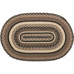 Promo π€© VHC Brands Sawyer Mill Charcoal Jute Rug Oval W/ Pad 20x30 π―