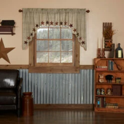 Wholesale 🤩 VHC Brands Abilene Star Swag Set Of 2 36x36x16 - 36x36 👍