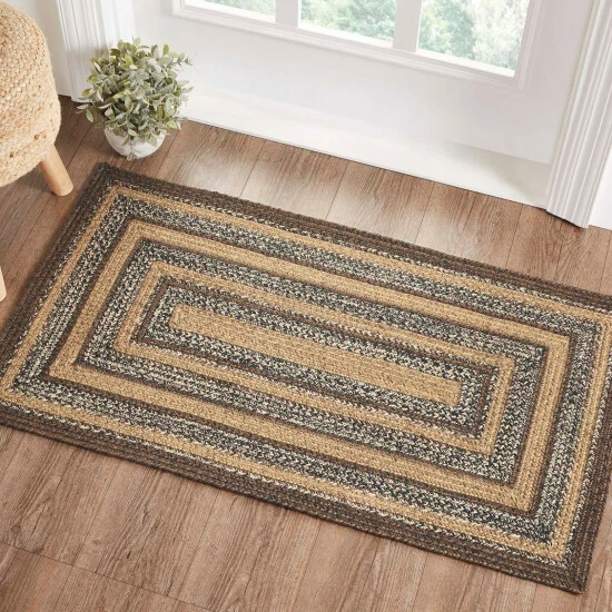 Wholesale π€© VHC Brands Espresso Jute Rug Rect W/ Pad 27x48 - 27" X 48" Rectangle π