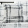 Top 10 ⭐ VHC Brands Black Plaid Fabric Pillow Cover 18x18 🧨