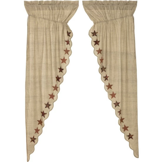 Hot Sale π VHC Brands Abilene Star Prairie Long Panel Set Of 2 84x36x18 - Prairie Panel 84x36 π - Image 3