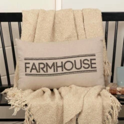 Wholesale 🛒 VHC Brands Sawyer Mill Farmhouse Pillow Country Red/khaki/creme 🔔