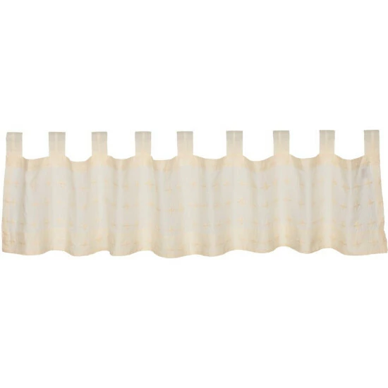 Best Pirce π VHC Brands Willow Tab Top Valance Creme π - Image 6
