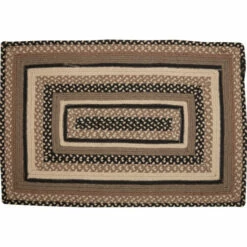 Hot Sale 👏 VHC Brands Sawyer Mill Charcoal Jute Rug Rect W/ Pad 20x30 ✔️