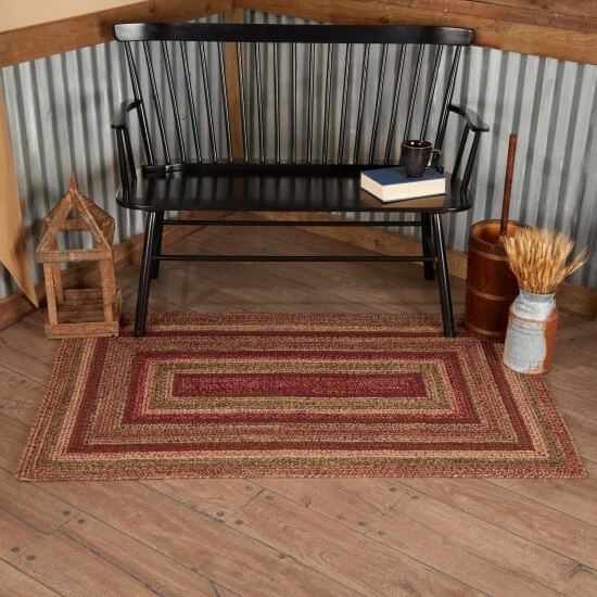 Discount π VHC Brands Cider Mill Jute Rug Rect W/ Pad 36x60 - 3' X 5' π - Image 2