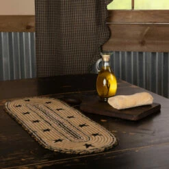 Deals π VHC Brands Kettle Grove Stars Border Stenciled Jute Runner β€οΈ