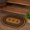 Flash Sale 🛒 VHC Brands Heritage Farms Star And Pip Jute Rug Oval W/ Pad 20x30 - 20" X 30" ❤️