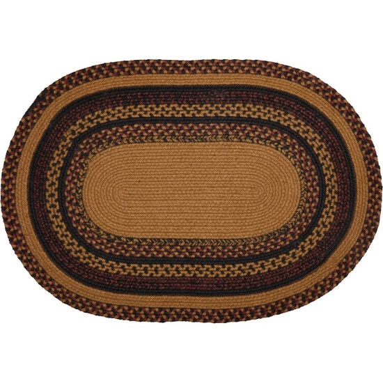 Flash Sale π VHC Brands Heritage Farms Star And Pip Jute Rug Oval W/ Pad 20x30 - 20" X 30" β€οΈ - Image 3