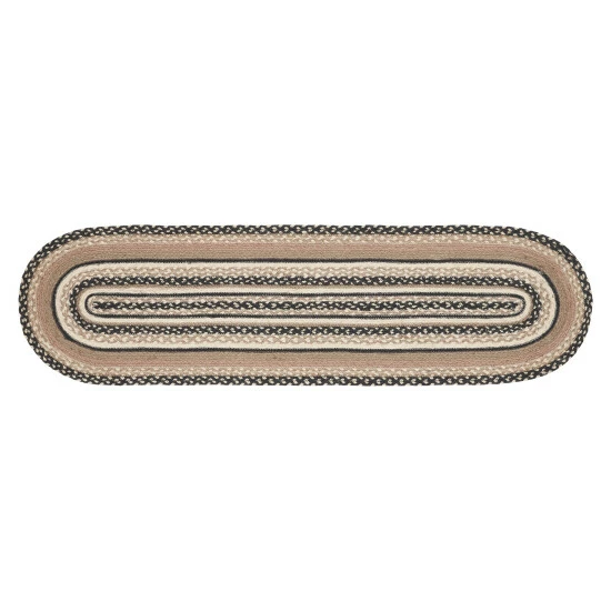 Best reviews of β€οΈ VHC Brands Sawyer Mill Charcoal Creme Jute Oval Runner 13x48 𧨠- Image 2