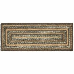 New 🔥 VHC Brands Espresso Jute Rect Runner 13x36 ❤️