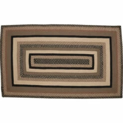 Hot Sale ✨ VHC Brands Sawyer Mill Charcoal Jute Rug Rect W/ Pad 36x60 🔥