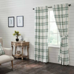 Best reviews of 👍 VHC Brands Pine Grove Plaid Panel Set Of 2 84x40 😉