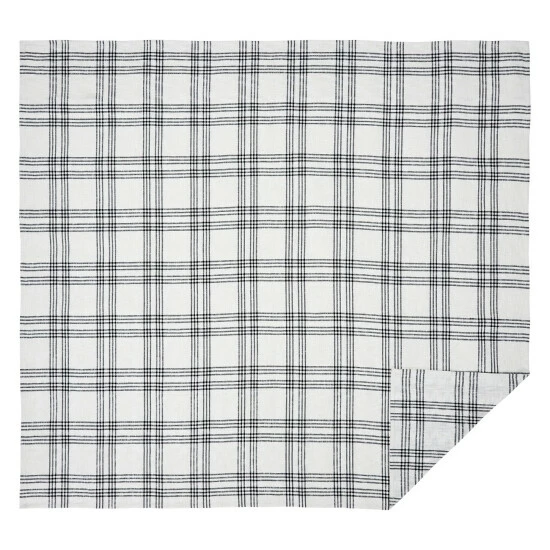 New π VHC Brands Black Plaid King Coverlet 97x110 π₯ - Image 2