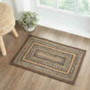Hot Sale ✔️ VHC Brands Espresso Jute Rug Rect W/ Pad 20x30 - 20" X 30" Rectangle 🔔