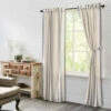 Discount 🛒 VHC Brands Grace Grain Sack Stripe Panel Set Of 2 84x40 😀