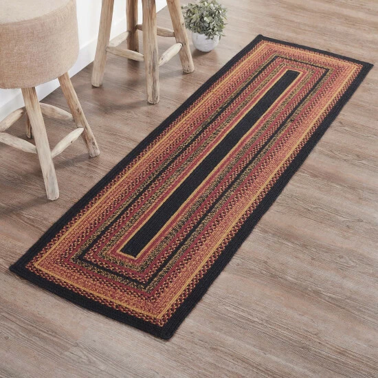 Promo π VHC Brands Heritage Farms Jute Rug/Runner Rect W/ Pad 24x78 - 3'6" π