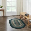 Discount 🥰 VHC Brands Pine Grove Jute Rug Oval W/ Pad 36x60 - 3'6" 🌟