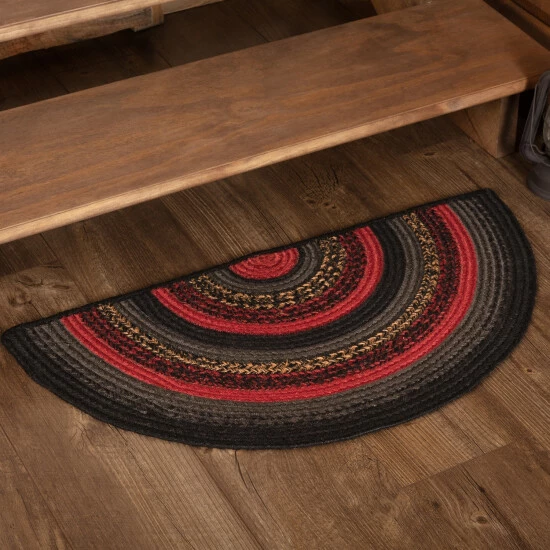 Coupon π― VHC Brands Cumberland Jute Rug Half Circle W/ Pad 16.5x33 - 16.5" X 33" Half Circle β