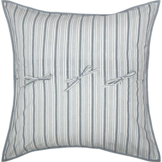 Discount 𧨠VHC Brands Sawyer Mill Blue Quilted Euro Sham π - Image 4