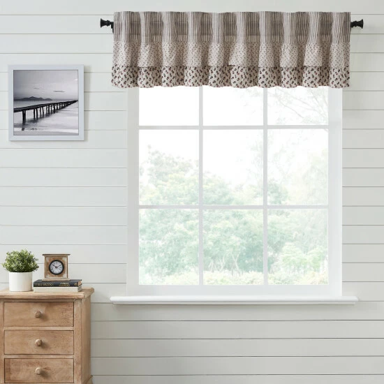 Deals π VHC Brands Florette Ruffled Valance 16x90 - M π