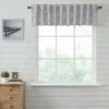 Discount 😉 VHC Brands Frayed Lattice Creme & Black Valance 16x90 - M 🧨