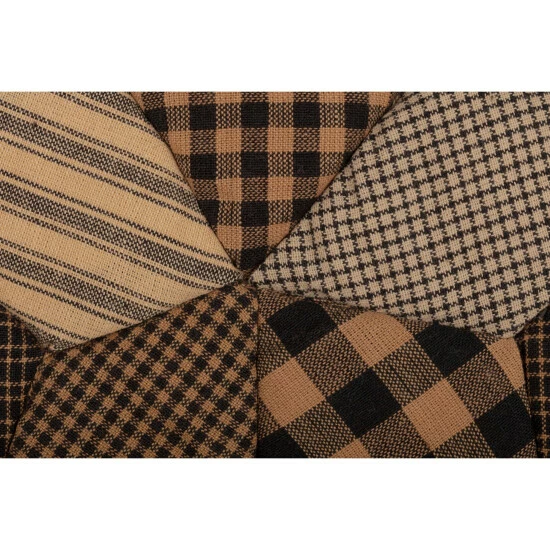 Wholesale π₯° VHC Brands Farmhouse Star Quilted Runner Charcoal/dark Tan/creme β - Image 6