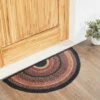 Cheap 🥰 VHC Brands Heritage Farms Jute Rug Half Circle W/ Pad 16.5x33 - 3'6" 👍