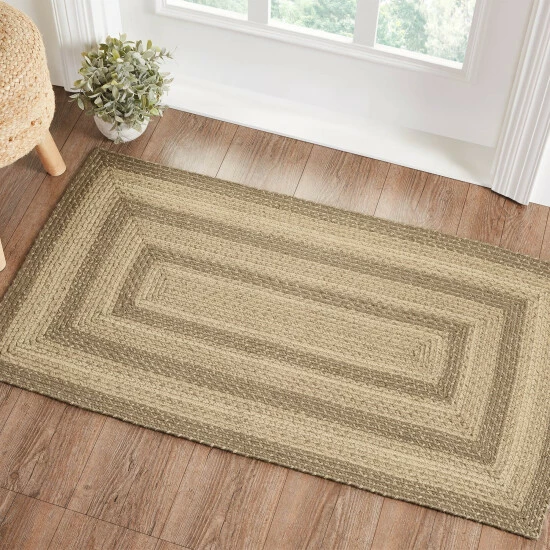 Best Pirce π VHC Brands Cobblestone Jute Rug Rect W/ Pad 27x48 - 27" X 48" Rectangle π§¨