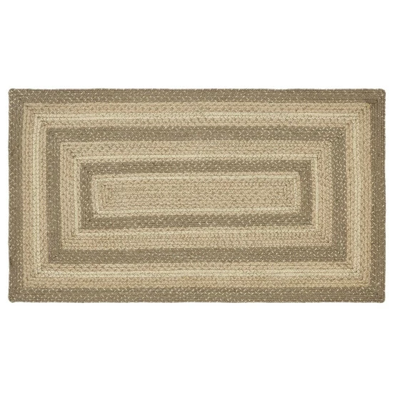 Best Pirce π VHC Brands Cobblestone Jute Rug Rect W/ Pad 27x48 - 27" X 48" Rectangle 𧨠- Image 2