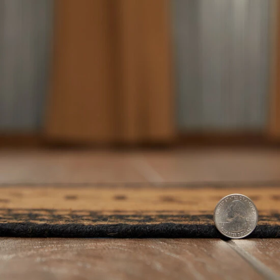 Hot Sale π VHC Brands Farmhouse Jute Rug Oval Stencil Welcome Y'all W/ Pad 20x30 - 20" X 30" β¨ - Image 4