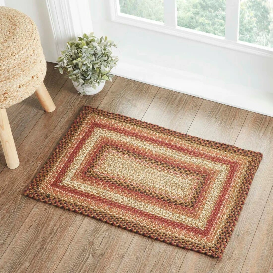 Cheap π VHC Brands Ginger Spice Jute Rug Rect W/ Pad 20x30 - 20" X 30" Rectangle π