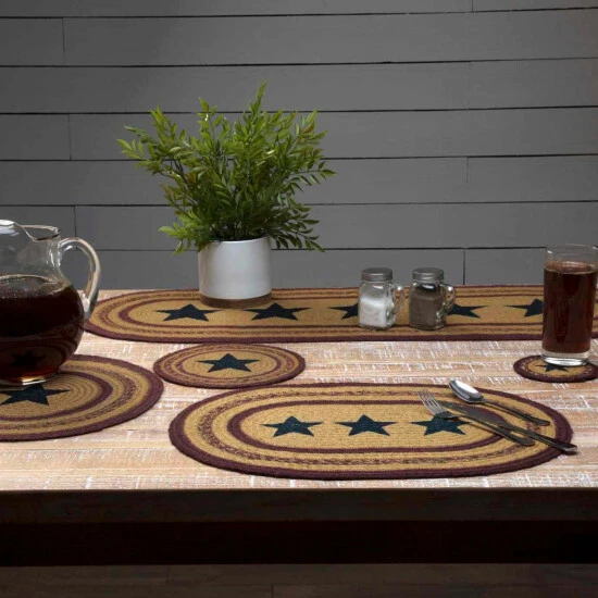 Top 10 β VHC Brands Potomac Jute Placemat Stencil Stars Set Of 6 12x18 - Placemat 12x18 π₯ - Image 2