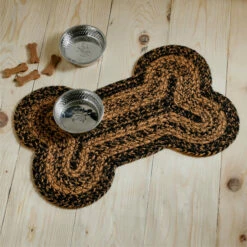 Best Pirce π― VHC Brands Black & Tan Indoor/Outdoor Medium Bone Rug 15x23 - 3'6" π