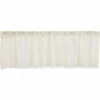 Promo 🎉 VHC Brands Tobacco Cloth Antique White Patchwork Valance 16x60 😀