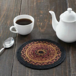 Wholesale 👏 VHC Brands Heritage Farms Jute Trivet 8 😉