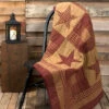 Hot Sale 🛒 VHC Brands Ninepatch Star Quilted Throw 60x50 🧨