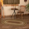 New ❤️ VHC Brands Tea Cabin Jute Rug Oval W/ Pad 36x60 - 3' X 5' Oval 🧨