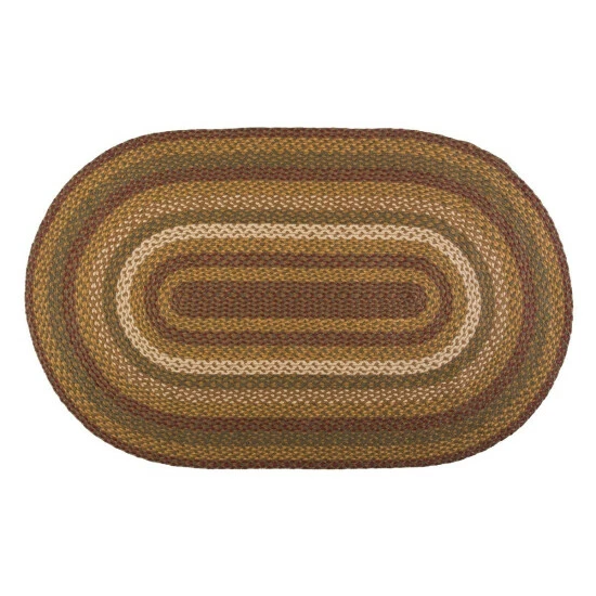 New β€οΈ VHC Brands Tea Cabin Jute Rug Oval W/ Pad 36x60 - 3' X 5' Oval 𧨠- Image 2