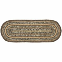 Wholesale 🌟 VHC Brands Espresso Jute Oval Runner 13x36 🔔