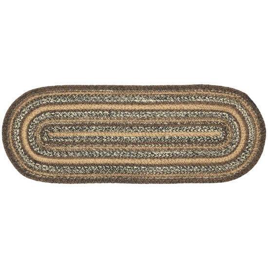 Wholesale π VHC Brands Espresso Jute Oval Runner 13x36 π