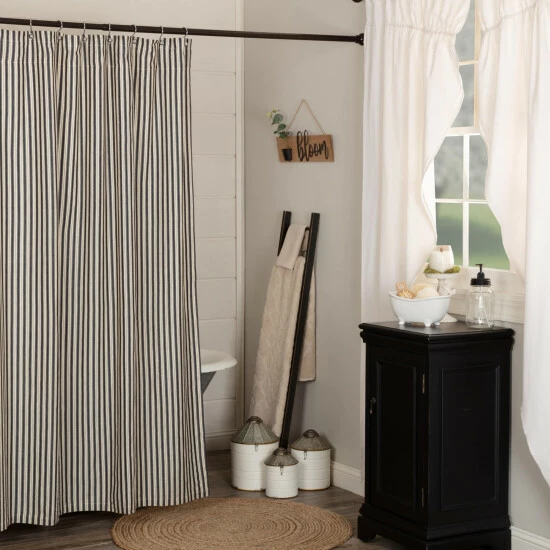 Coupon β VHC Brands Ashmont Ticking Stripe Shower Curtain 72x72 π―