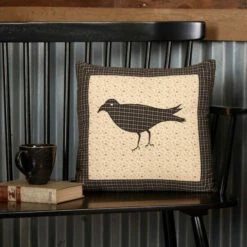 Budget 🌟 VHC Brands Kettle Grove Pillow Crow 16x16 😉