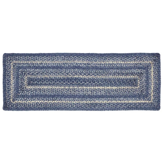 Wholesale ✨ VHC Brands Great Falls Blue Jute Rect Runner 13x36 ✨