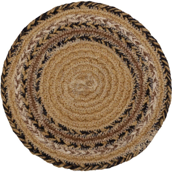 New βοΈ VHC Brands Kettle Grove Jute Trivet Stencil Star 8 - Trivet 8 π - Image 3