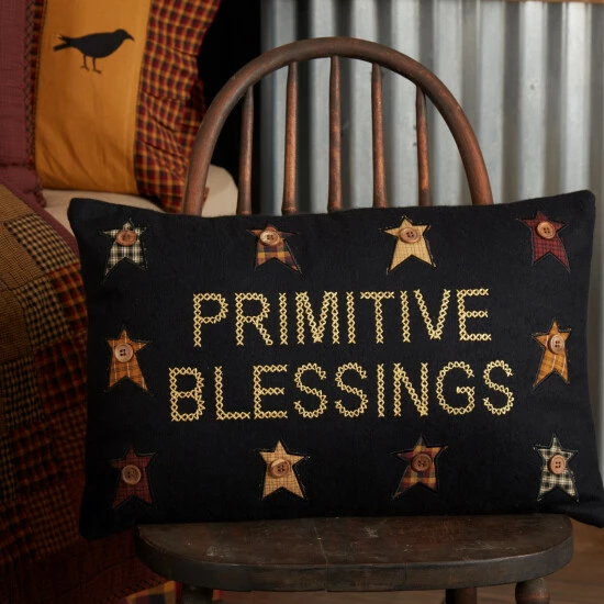 Cheap π VHC Brands Heritage Farms Primitive Blessings Pillow 14x22 π