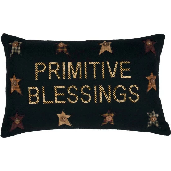 Cheap π VHC Brands Heritage Farms Primitive Blessings Pillow 14x22 π - Image 2