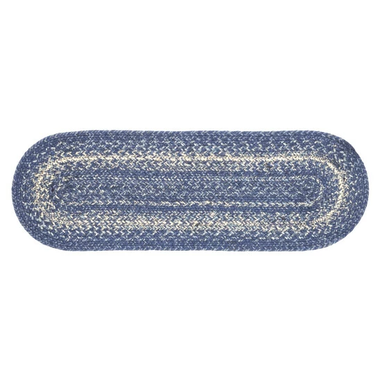 Cheapest π VHC Brands Great Falls Blue Jute Oval Runner 8x24 β - Image 2